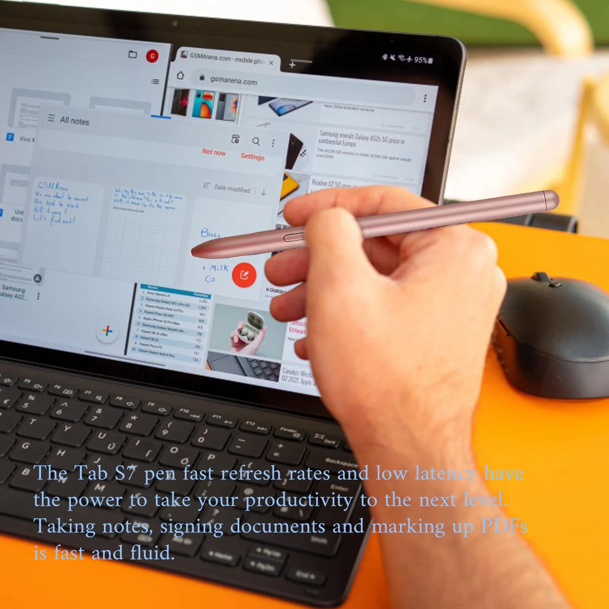 Alovexiong Replacement Stylus Pen for Samsung Galaxy Tab S7/S7+/S8/S8+/S8 Ultra - Golden (2cm) - view 5