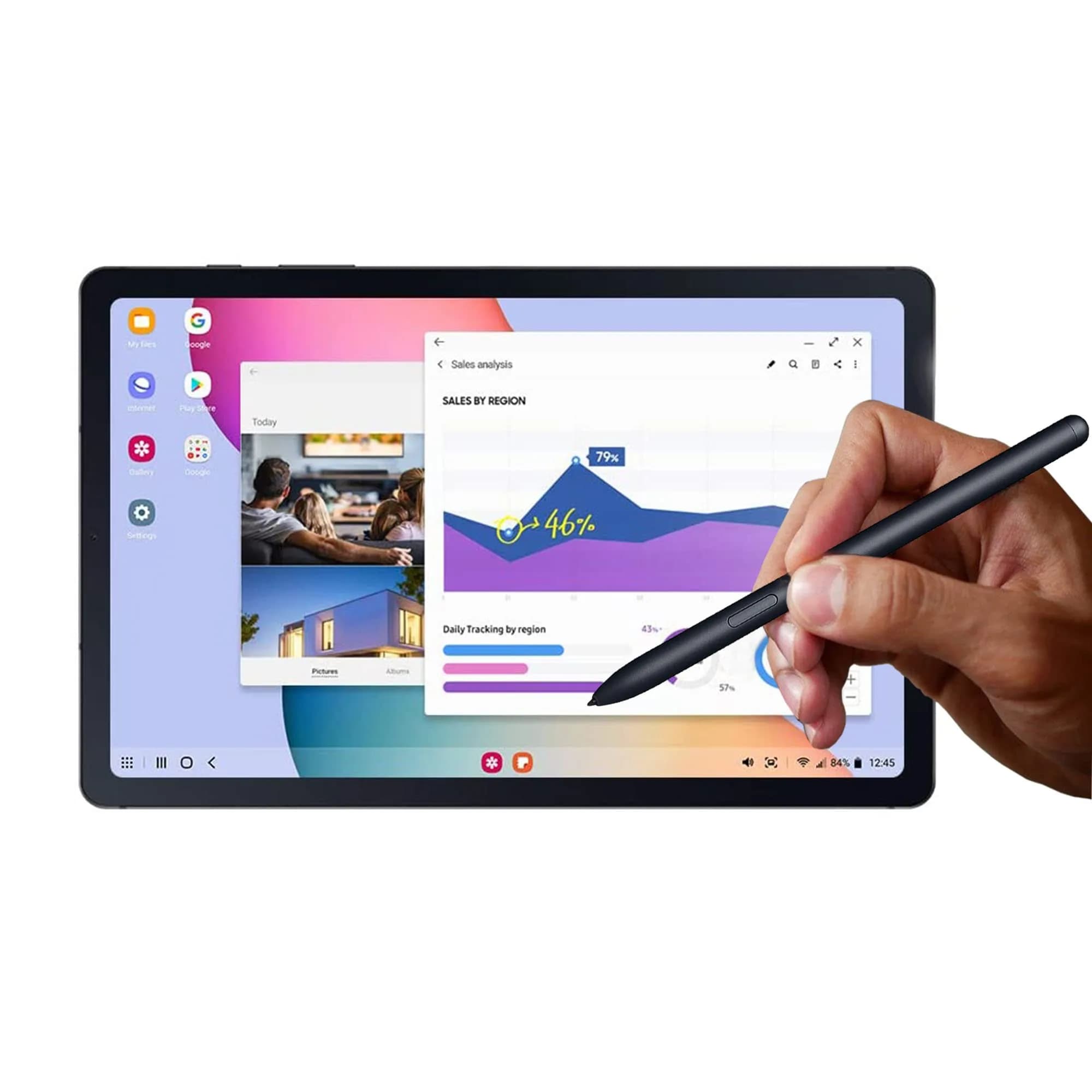 Alovexiong Replacement Stylus Pen for Samsung Galaxy Tab S7/S7+/S8/S8+/S8 Ultra (Black) | Magnetic Attachment, 5 Black Tips Included - view 6