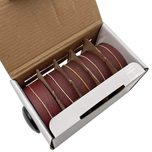 LYFJXX Emery Cloth Roll Set 25mm x 6m (1" x 19.68ft) | 5 Grits Aluminum Oxide Sandpaper for Wood Metal Polishing thumbnail 5