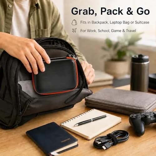 ALKOO Orange Hard Drive Case for LaCie Rugged Mini 1TB-5TB | Protects Drive & Accessories thumbnail 9