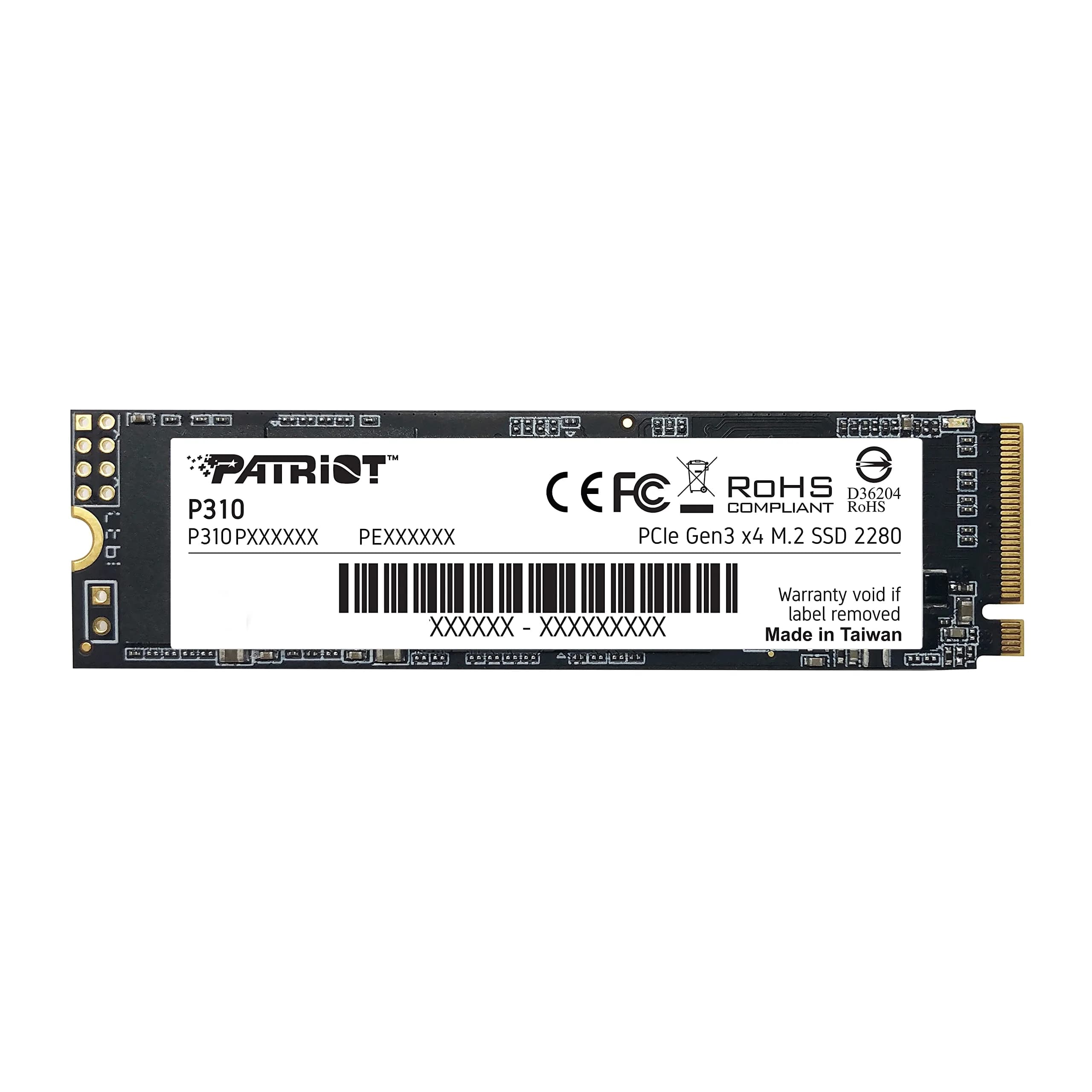 Patriot P310 1.92TB SSD | PCIe 3.0 NVMe M.2 Drive for Data Storage (70-120 chars) — 1.92 TB