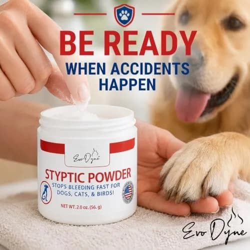 Evo Dyne Styptic Powder 56g (2 oz) | Fast-Acting Pet Nail Bleeding Control thumbnail 2