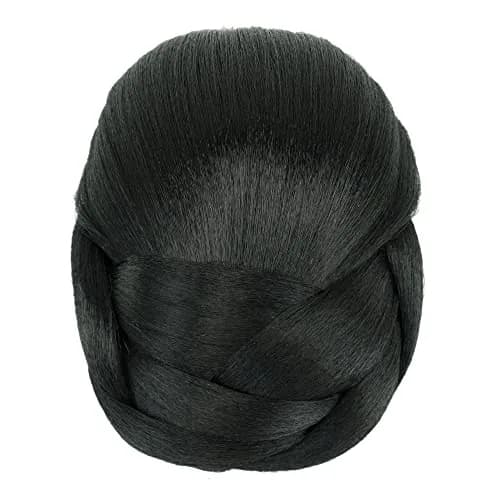 IMISSU Braided Chignon Dancer Hair Cover Donut Hair Pieces 13cm x 10cm | Heat-Resistant Synthetic Fiber thumbnail 1