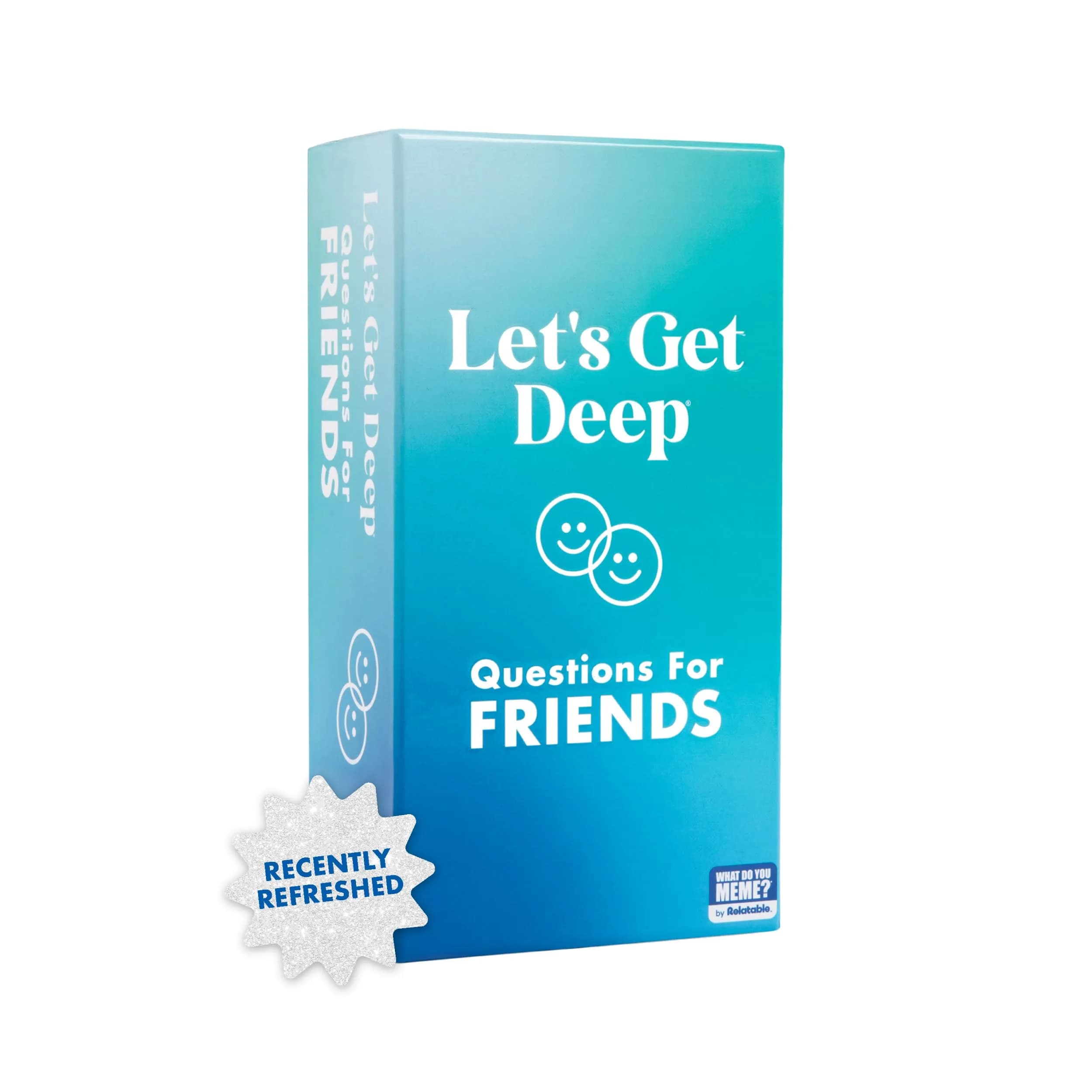 WHAT DO YOU MEME? Let's Get Deep: Friends Edition | Adult Group Card Game for Social Night (4.5 x 2.5 x 8.5 inches)