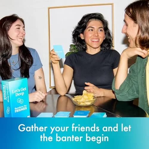 WHAT DO YOU MEME? Let's Get Deep: Friends Edition | Adult Group Card Game for Social Night (4.5 x 2.5 x 8.5 inches) thumbnail 5