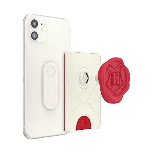 PopSockets Adhesive Phone Wallet with Grip- Hogwarts Letter | Slim, Secure, Harry Potter Design thumbnail 3