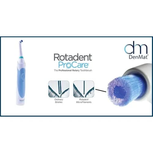 ROTADENT PROCARE Professional Rotary Electric Toothbrush with 2 Brush Heads & Dock Charger | Gentle Cleaning for Adults thumbnail 8