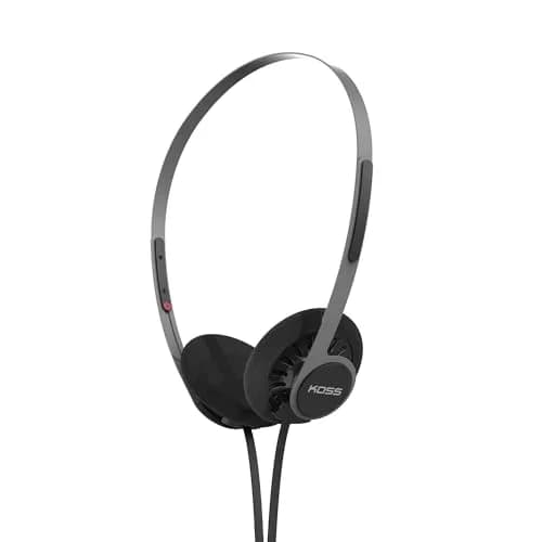 Koss KPH40 Utility On-Ear Headphones, Stealth Grey | Retro Open-Back Design, Audiophile Sound thumbnail 1