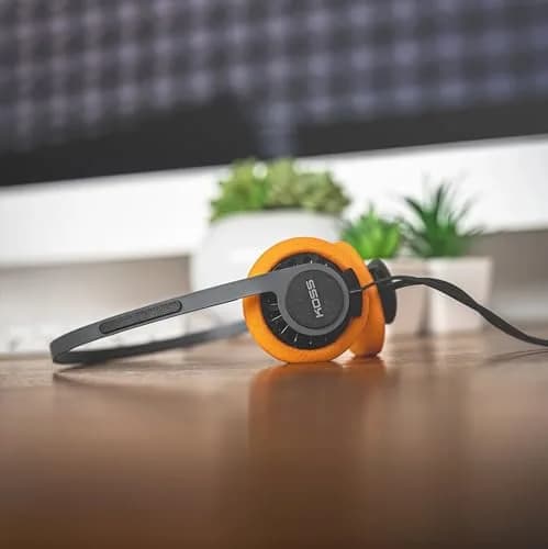 Koss KPH40 Utility On-Ear Headphones, Stealth Grey | Retro Open-Back Design, Audiophile Sound thumbnail 6