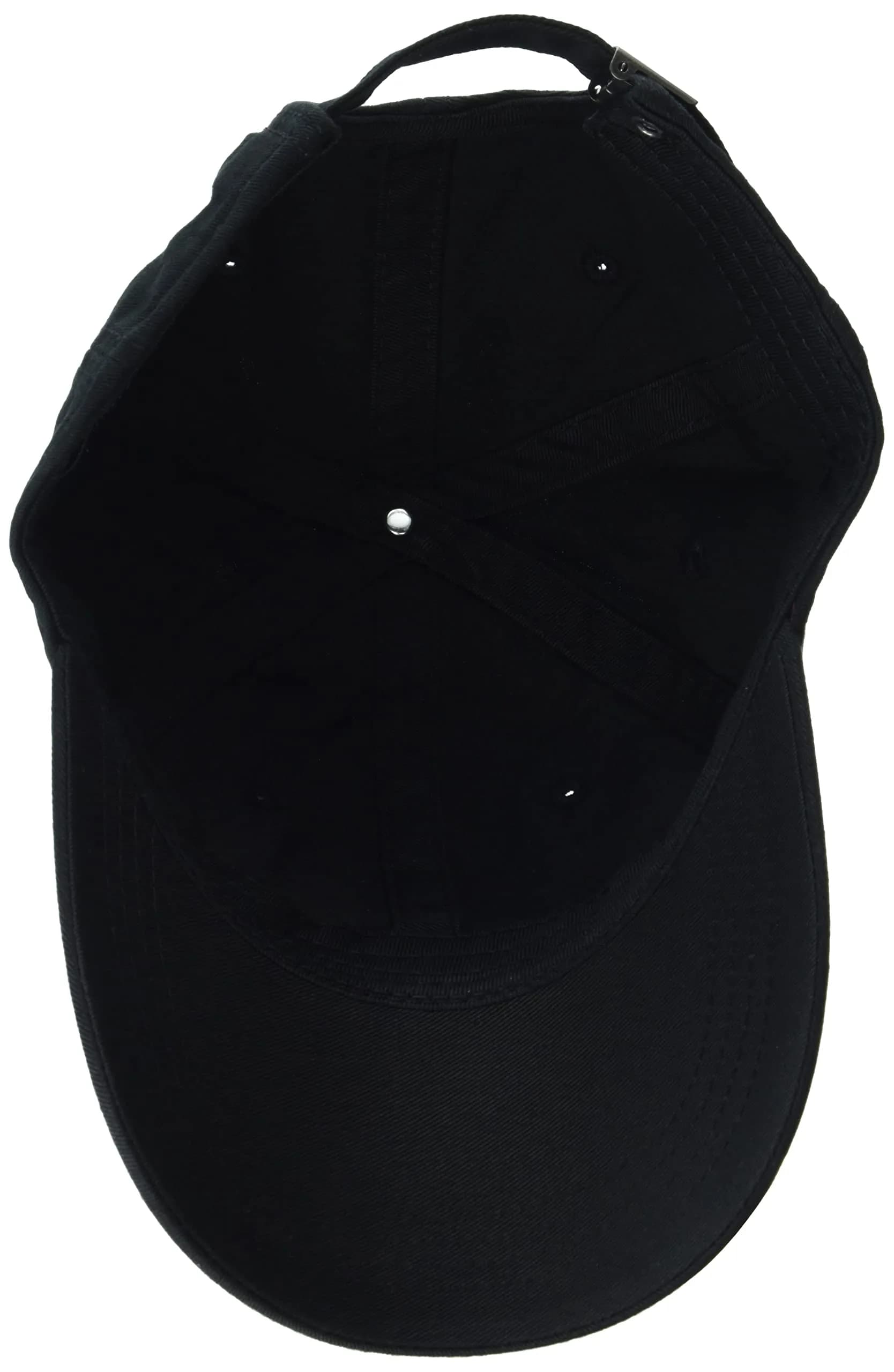 Tommy Hilfiger Men's Logo Dad Baseball Cap - Black, One Size | 100% Cotton Adjustable Fit - view 2