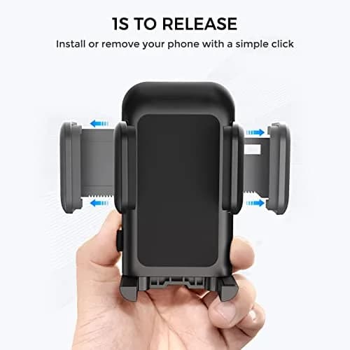 VSSMSSA Cell Phone Holder for Car CD Slot | 360° Swivel, One Button Release, Compatible with iPhone 17-12 & Galaxy S25-S10 (2.76 in) thumbnail 3