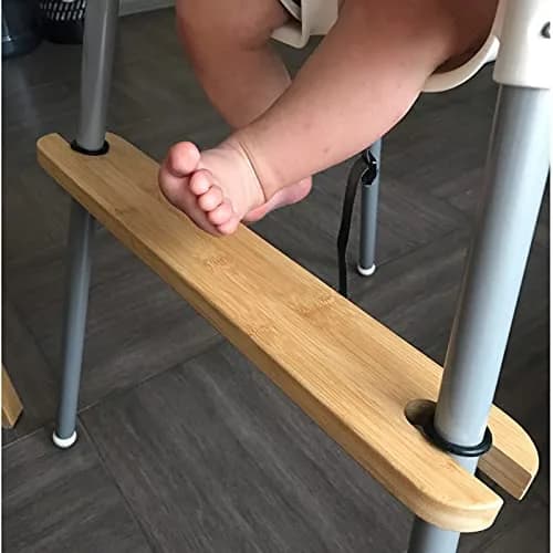 YYRZZ Natural Bamboo Wooden Footrest for IKEA Antilop High Chairs | 8.2cm (3.2in) thumbnail 7
