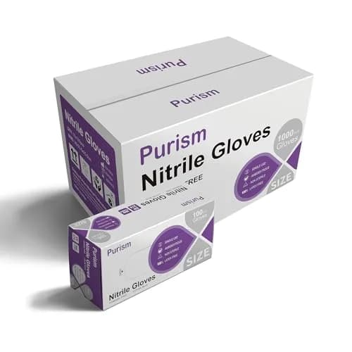 Daddy's Choice Nitrile Gloves Medium | No Latex No Powder, Safe for Household & Food Handling thumbnail 1