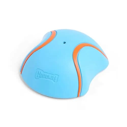 Chuckit! Indoor Super Slider Self-Fetch Squeaky Dog Toy, Durable Rubber thumbnail 1