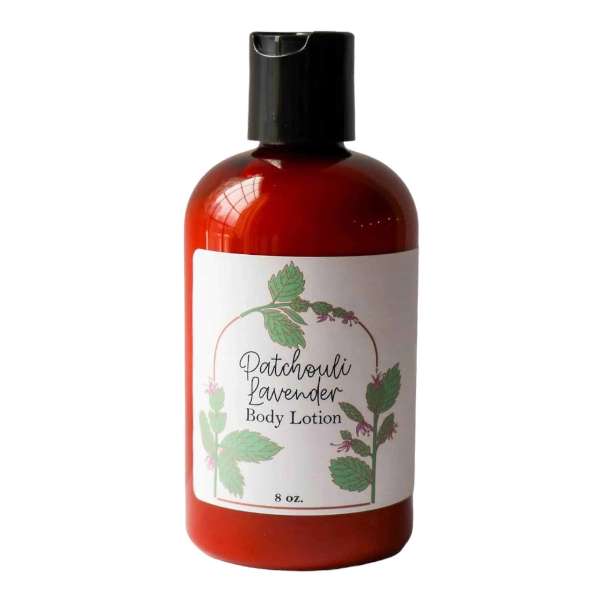 Patchouli Lavender Lotion | Moisturizing Aloe Lotion with Patchouli & Lavender (8 Fl Oz)