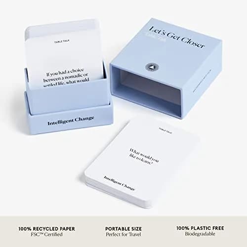 Intelligent Change Get Closer: Table Talk Conversation Cards | 52 Questions for Dinner & Family thumbnail 4