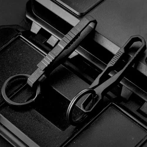 TISUR Titanium Keychain Pocket Clip | Lightweight & Durable for Men & Women thumbnail 4