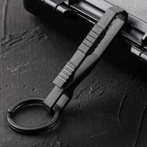 TISUR Titanium Keychain Pocket Clip | Lightweight & Durable for Men & Women thumbnail 2