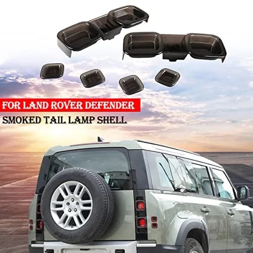 YIWANG Black ABS Taillight Covers for Land Rover Defender 90 110 130 2020-2025 | Exterior Auto Accessories thumbnail 3