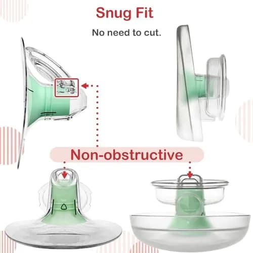 NENESUPPLY 17mm Flange Insert for Breast Pumps | Compatible with Elvie, Medela, Spectra, Willow (17mm, Silicone, 2 pcs) thumbnail 7