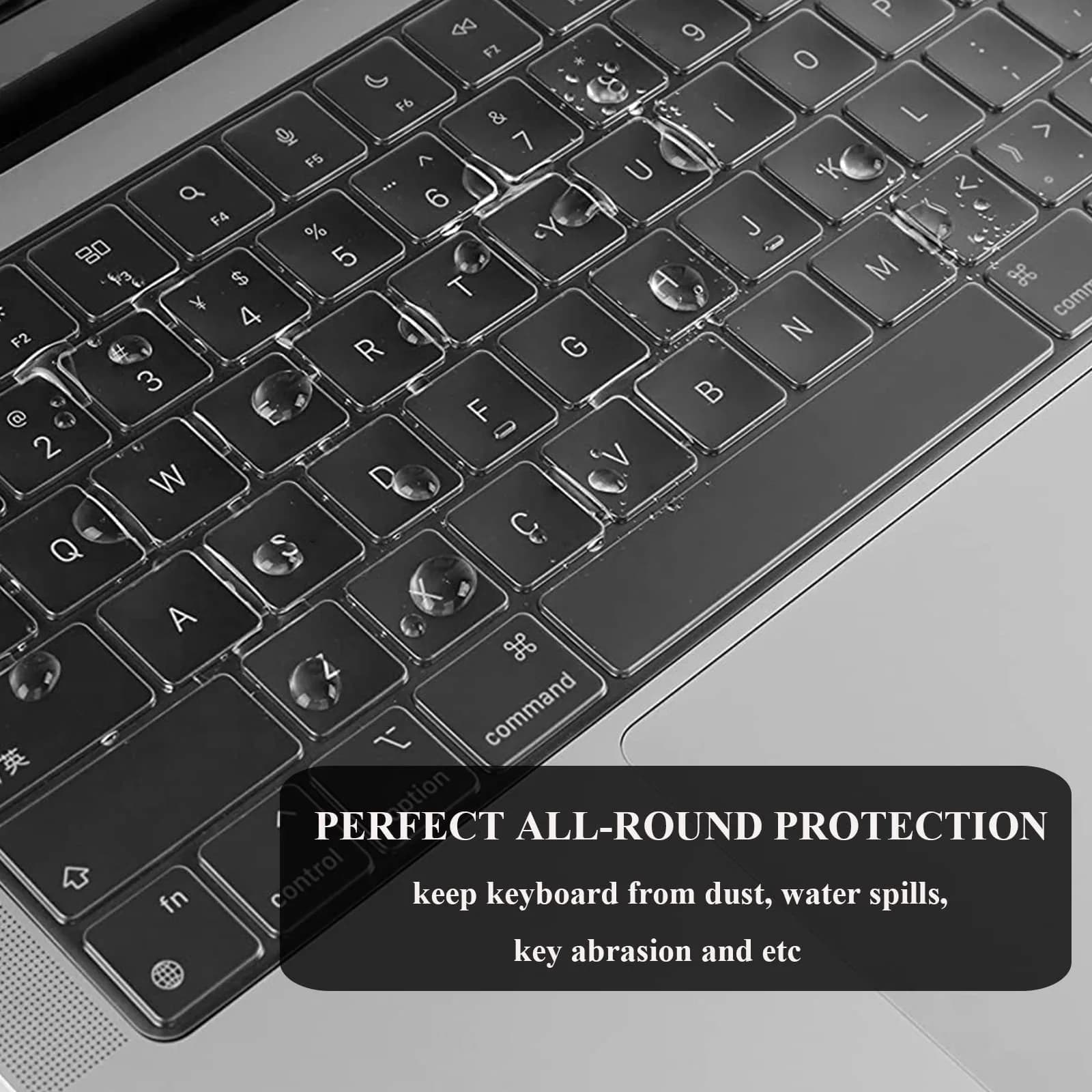 EooCoo Crystal Clear Case for MacBook Pro 14-inch (2021-2026 Models) | Snap-On Polycarbonate Protection - view 9