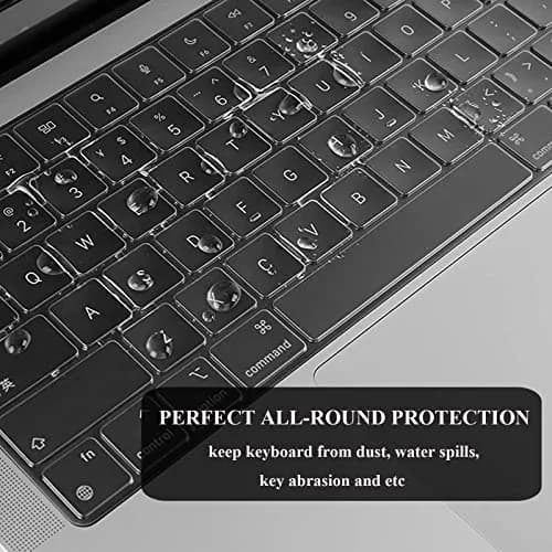 EooCoo Crystal Clear Case for MacBook Pro 14-inch (2021-2026 Models) | Snap-On Polycarbonate Protection thumbnail 9