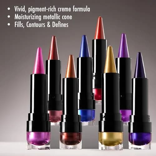 Black Radiance Metalicious Lip Sculptor Pretty Penny (Copper) 0.03 ml (1 Fl Oz) | Metallic Finish with Vitamin E thumbnail 2