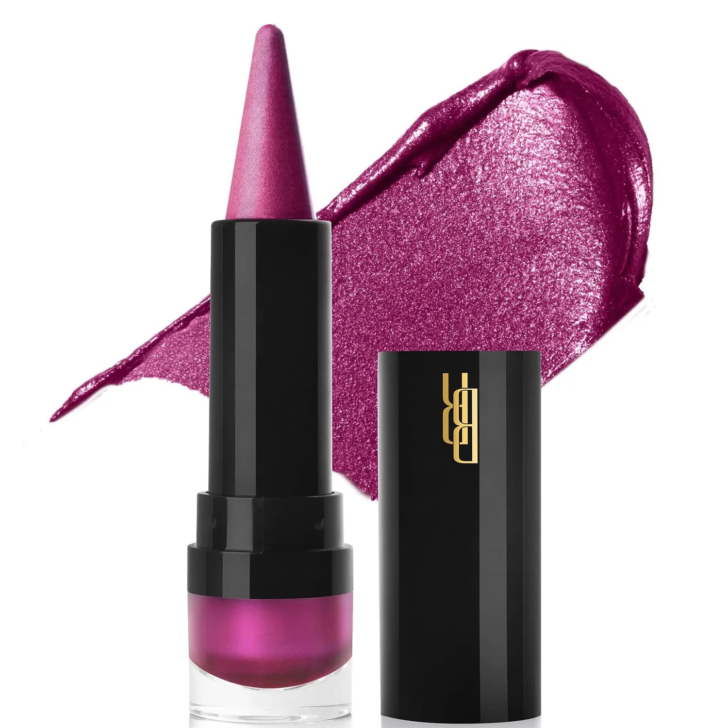 Black Radiance Metalicious Lipstick Lip Sculptor Diamond Pink (Hot Pink) 0.03 ml (1 Fl Oz) | Metallic Finish with Vitamin E — Diamond Pink