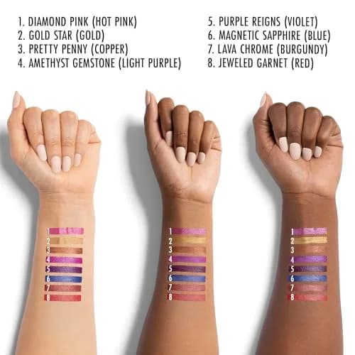 Black Radiance Metalicious Lip Sculptor Lava Chrome 1 Fl Oz | Metallic, Hydrating Lipstick for All thumbnail 3