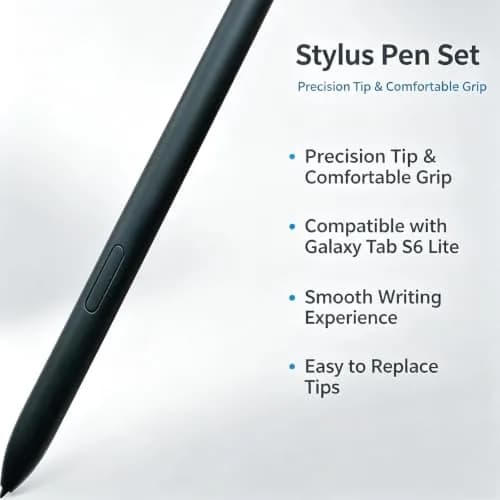 CaoXiong Black Stylus Pen for Samsung Galaxy Tab S6 Lite | 4096 Pressure Levels thumbnail 2