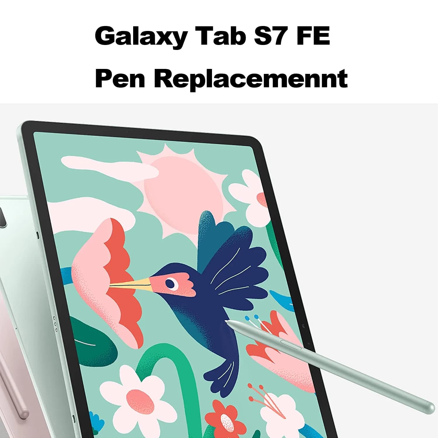 Peixiong Replacement Stylus Pen for Samsung Galaxy Tab S7 FE & S7+ | Mystic Green, 2cm (0.78in) - view 2