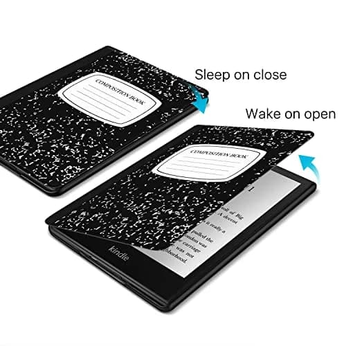 TNP Kindle Paperwhite 11th Gen Case 6.8-Inch PU Leather Composition Book | Auto Sleep Wake Folio thumbnail 4