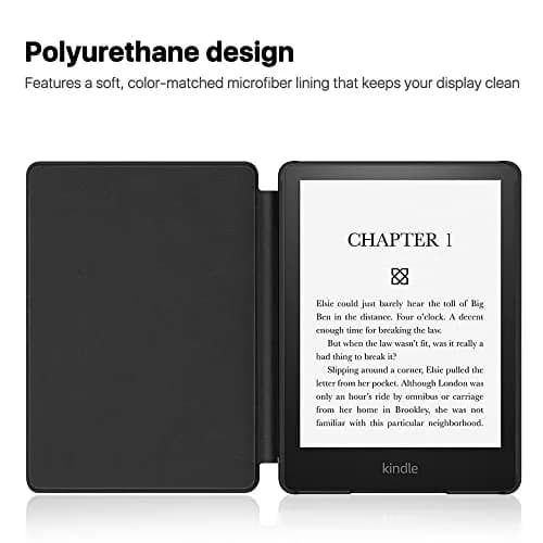 TNP Kindle Paperwhite 11th Gen Case 6.8-Inch PU Leather Composition Book | Auto Sleep Wake Folio thumbnail 6