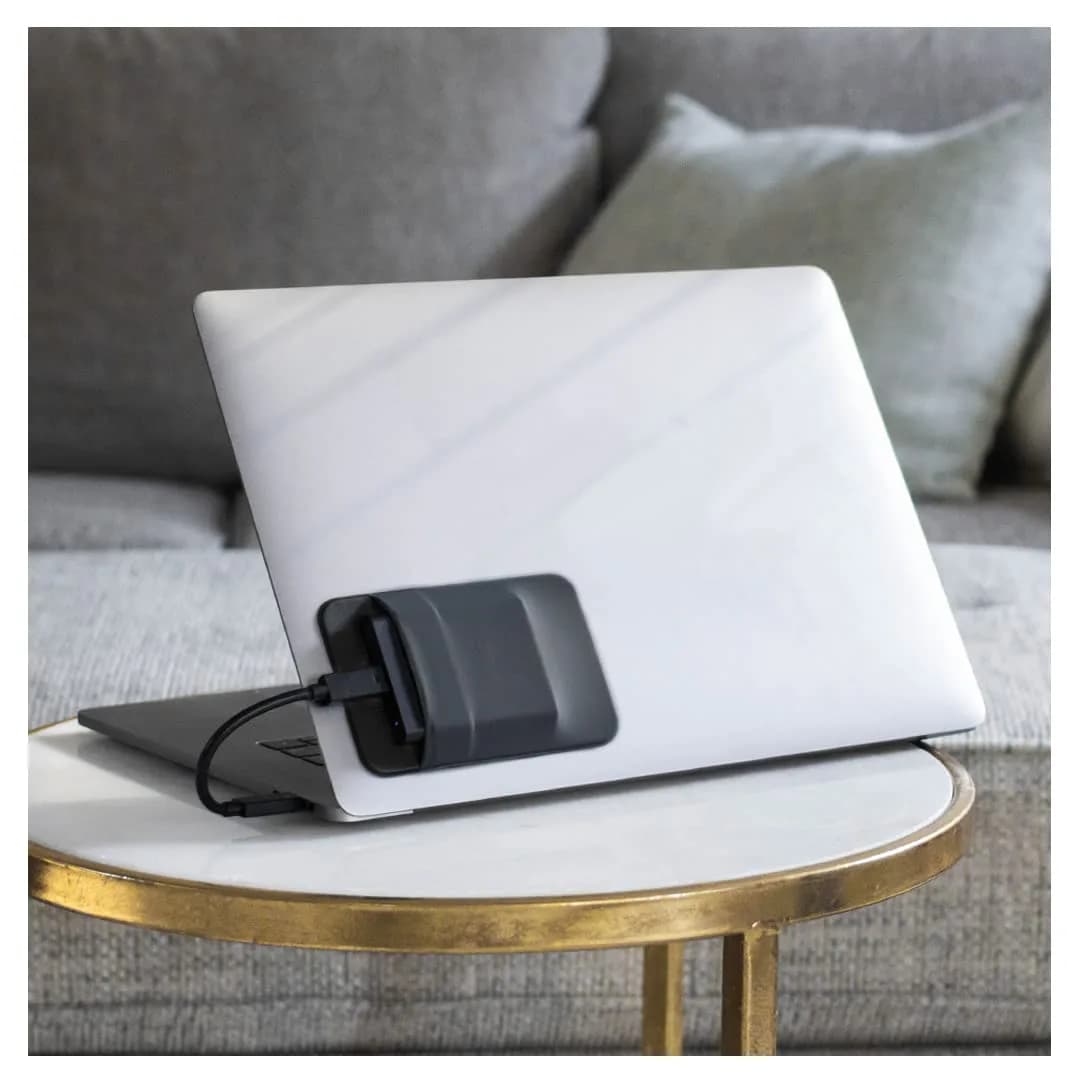 Slipdrive Portable SSD Sleeve for Laptops & Tablets - Black | Secure Stick-On Carrying Case for External Drives - view 3