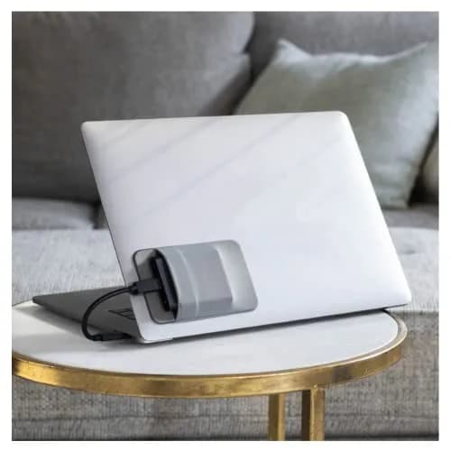 Slipdrive Gray Portable Hard Drive Sleeve for Laptop | 13 cm x 8.1 cm (5" x 3.2") Stick-on Case thumbnail 3