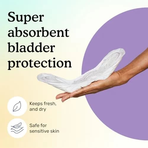 Because Premium Overnight Incontinence Pads for Women - Extra Heavy Absorbency, 120 Count (6 Packs of 20) | Leak-Free Nighttime Protection thumbnail 4