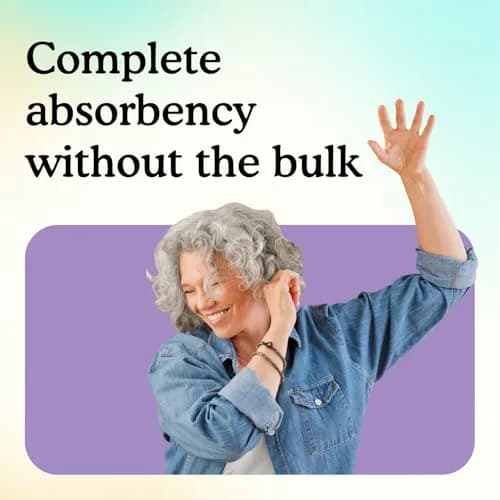 Because Premium Overnight Incontinence Pads for Women - Extra Heavy Absorbency, 120 Count (6 Packs of 20) | Leak-Free Nighttime Protection thumbnail 6