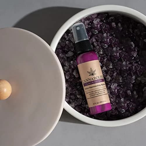 Cannabolish Lavender Odor Removing Spray and Air Freshener Travel Size 59ml (2 fl. oz.) | Plant-Based Smoke Odor Eliminator thumbnail 6