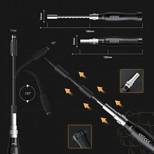 JAKEMY 164-in-1 Precision Screwdriver Set | Professional Electronics Repair Tool Kit with Magnetic Bits thumbnail 2