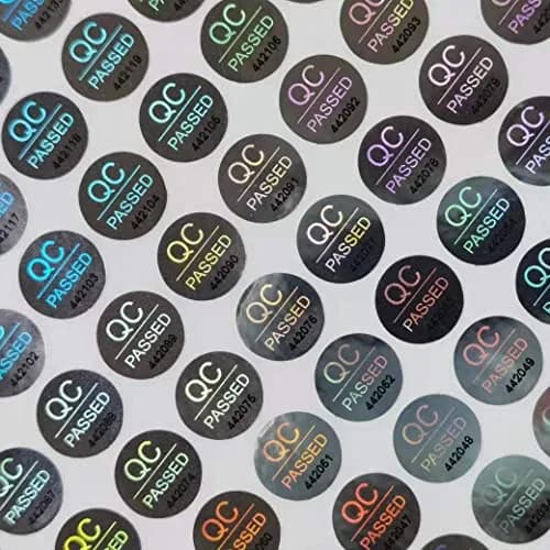 TLK&FBB Tamper Proof Labels 1700pcs | Waterproof High Security Stickers with Sequential Serial Numbers thumbnail 1