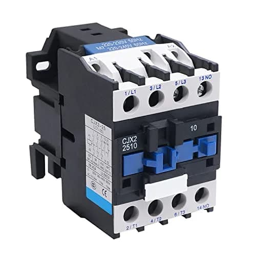 XMHF AC Contactor CJX2-2510 220V 25A | 3 Pole Motor Control with 220V Coil thumbnail 1