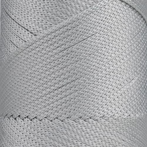 S SENSY Premium Macrame Cord 2mm (754 ft / 230 m) Silver | Sparkle & Shine for Crochet & Knitting Projects thumbnail 2