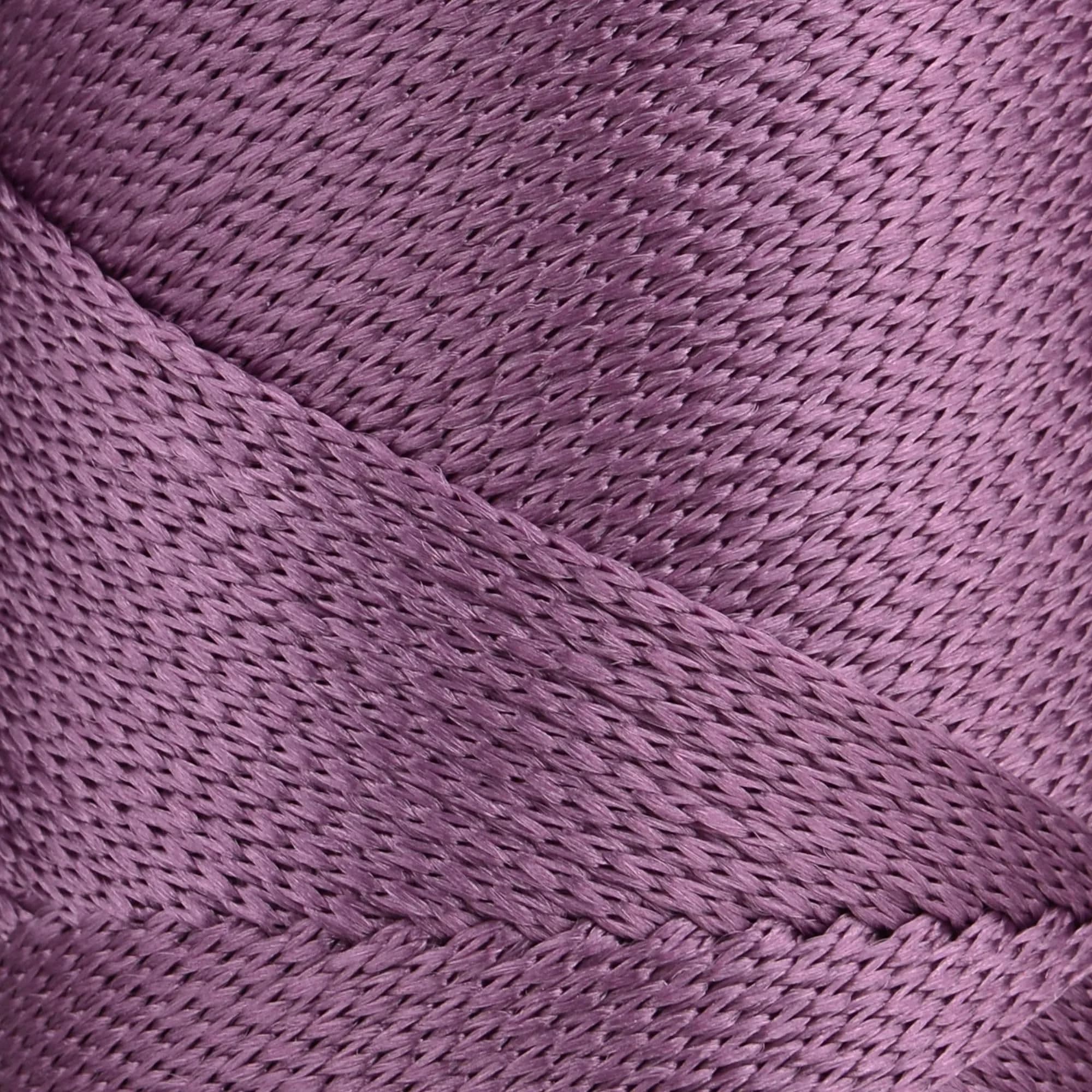 S SENSY Premium Polyester Macrame Cord 2mm Plum | 230m (251 Yards) Sparkle Rope for Bags & Decor - view 2