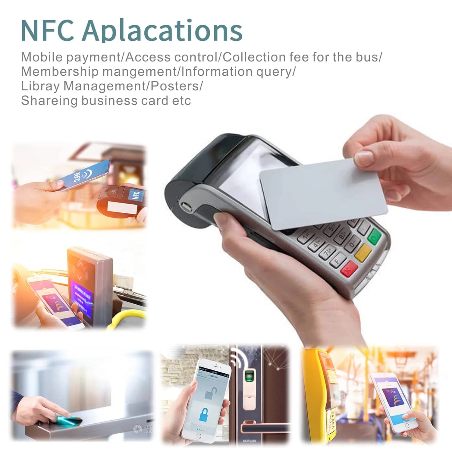 sanpopo Black 10PCS NTAG215 NFC Cards | 504 Bytes Memory - view 5