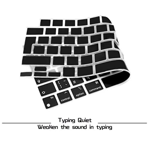 HRH Keyboard Cover Skin EU for MacBook Air 13”15" & Pro 14”16" | European Layout Silicone thumbnail 3