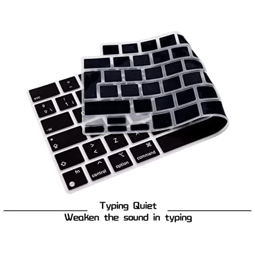 HRH Keyboard Cover Skin EU for MacBook Air13”15"(M5-M2)&Pro14”16"(M5-M1) | European Layout Silicone thumbnail 3