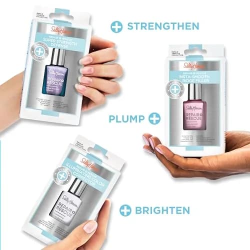 Sally Hansen Repair + Rescue Insta-Smooth Ridge Filler 12ml (0.44 Fl Oz) | Smooths Ridges with Hyaluronic Acid thumbnail 4
