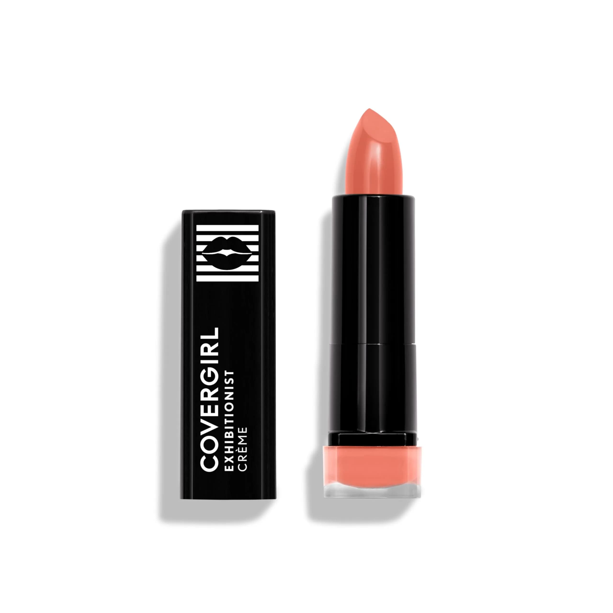 COVERGIRL Exhibitionist Cream Lipstick, Peach High, 3.4g (0.12 Oz) | Long-Lasting Color with Shea Butter & Coconut Oil - main product image