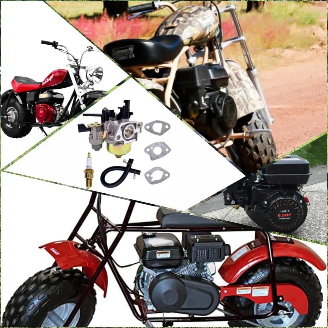 Oriental Power Carburetor for Coleman CT200U CT200U-EX CT200-AC BT200x CT-200EX CT200U-EXR Mini Bikes & Baja MB165 MB200 HT65 WT65 Pit Bikes (196cc/6.5HP) | Includes Gaskets, Fuel Line, Filter - view 7