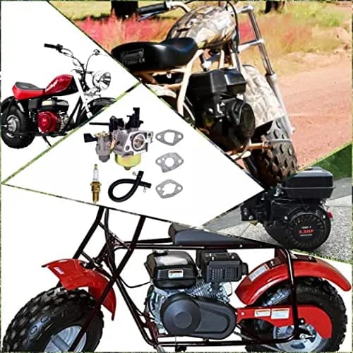 Oriental Power Carburetor for Coleman CT200U CT200U-EX CT200-AC BT200x CT-200EX CT200U-EXR Mini Bikes & Baja MB165 MB200 HT65 WT65 Pit Bikes (196cc/6.5HP) | Includes Gaskets, Fuel Line, Filter thumbnail 7